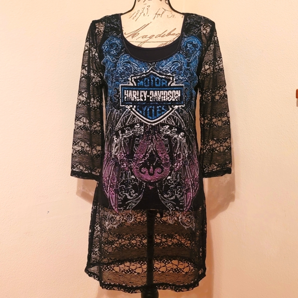 Harley-Davidson Large Women's Swim Suit Cover Up
